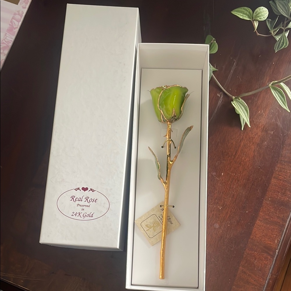 Real Rose Dipped in 24K Gold